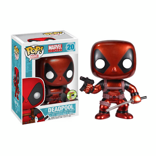 Deadpool, Metallic, 2013 SDCC, LE480, #20, (Condition 7/10)