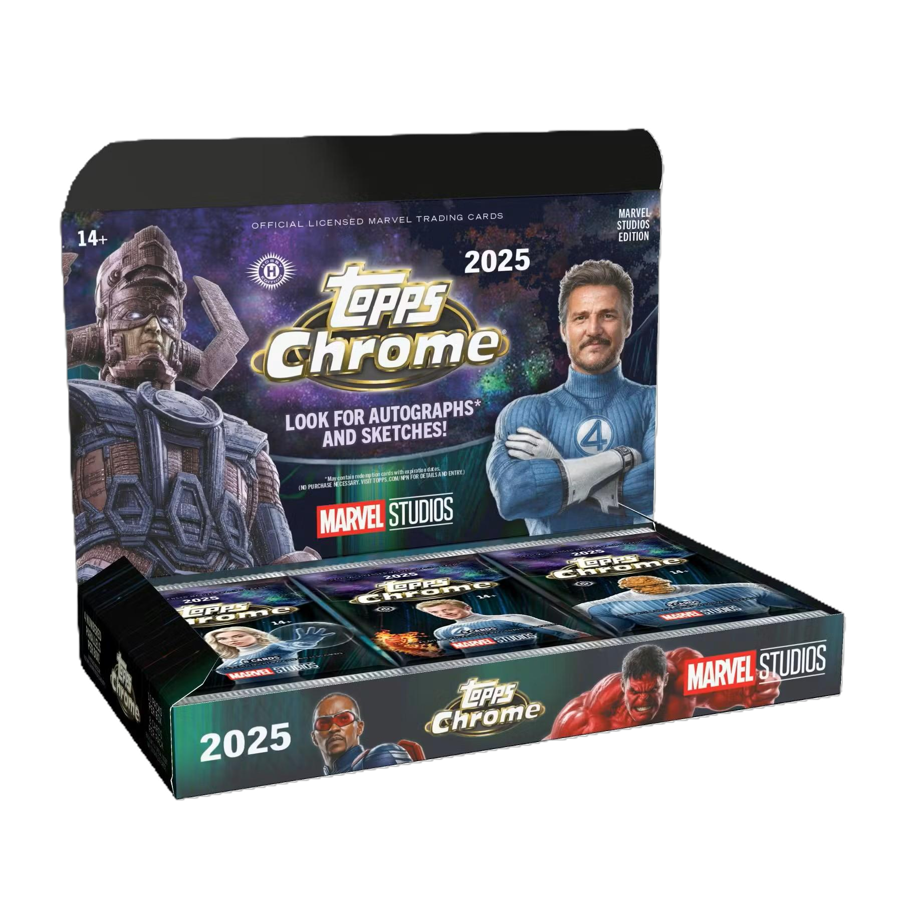 2025 Topps Marvel Studios Chrome Hobby Box
