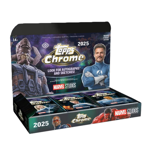 2025 Topps Marvel Studios Chrome Hobby Box