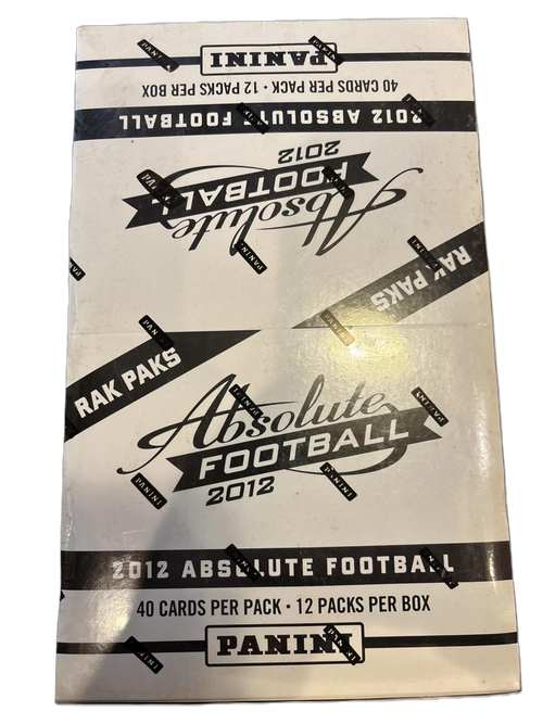 2012 Absolute Football Rack Pak Jumbo Sealed 12-Pack Box