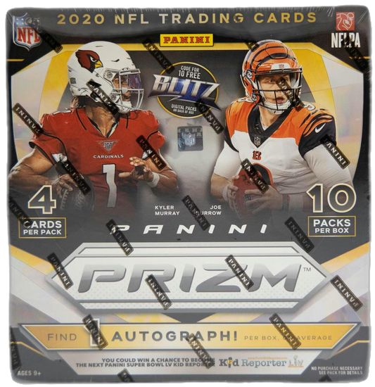 2020 Panini Prizm Football Mega Box (Neon Green Pulsar Prizms)