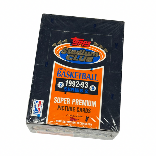 1992-93 Topps Stadium Club Series 2 Basketball Hobby Box
