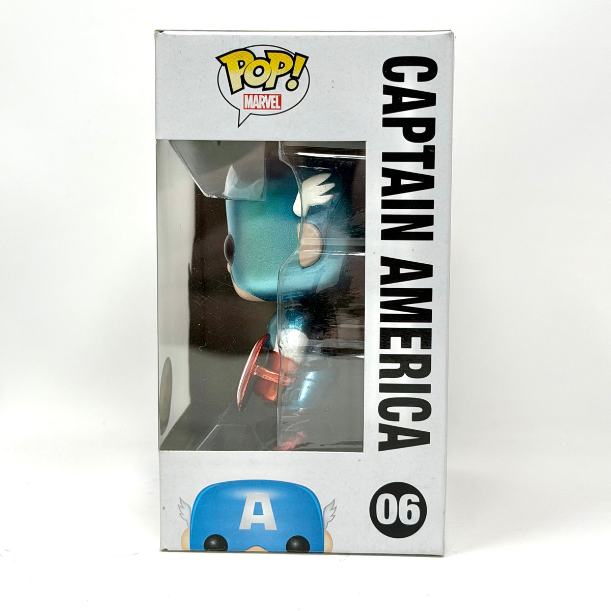 Captain America, Metallic, 2011 SDCC, LE480, #06, (Condition 7.5/10)