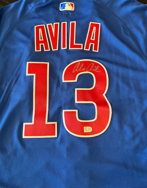 Alex Avila Autographed Authentic Chicago Cubs 2017 Postseason Jersey - Player's Closet Project