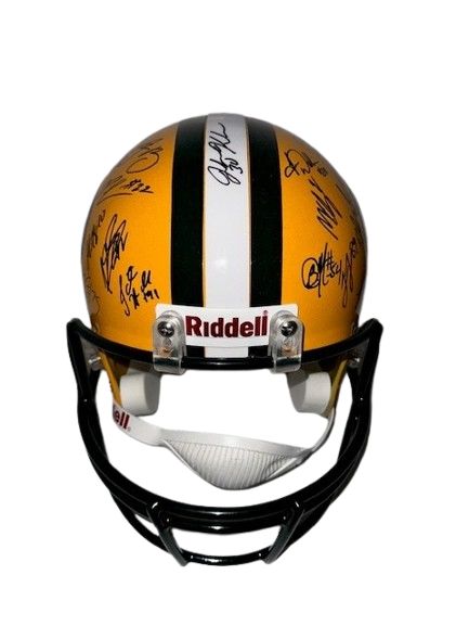 Green Bay Packers Team Signed Replica Helmet