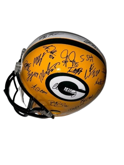 Green Bay Packers Team Signed Replica Helmet