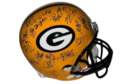 Green Bay Packers Team Signed Replica Helmet