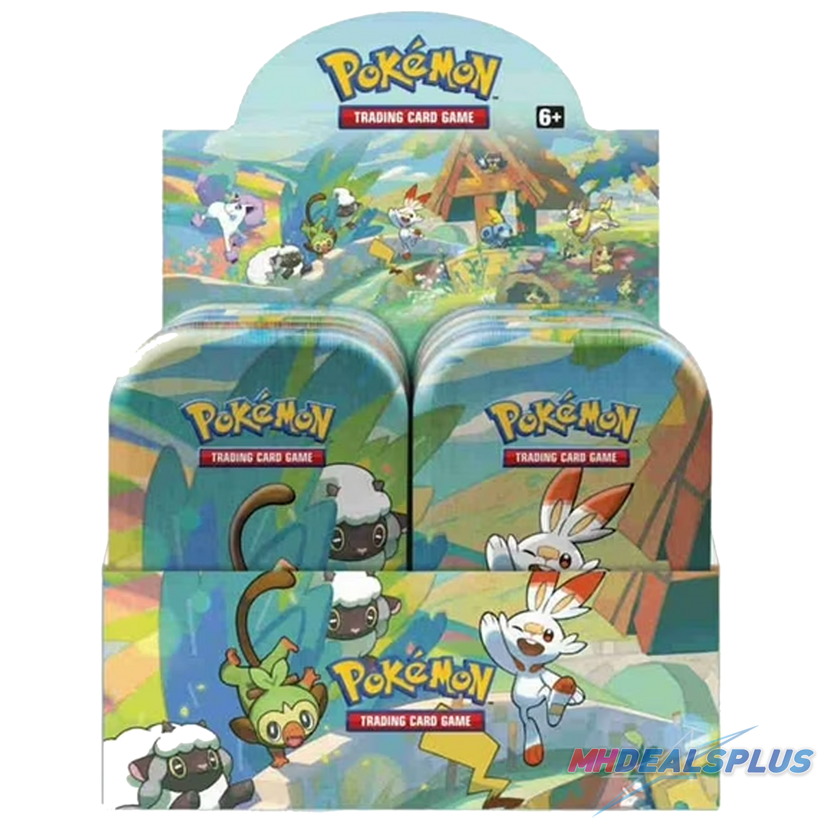 Pokemon Galar Pals Mini Tin Display (H24) Chilling Reign + Lost Origin