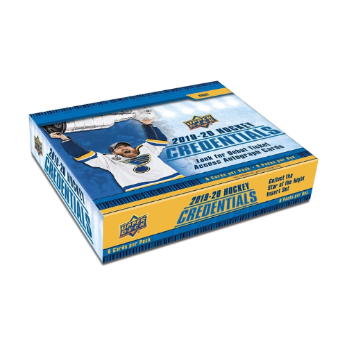 2019-20 Upper Deck Credentials Hockey Hobby Box