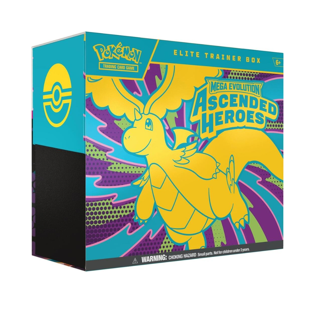 Pokemon Mega Evolution Ascended Heroes Elite Trainer Box