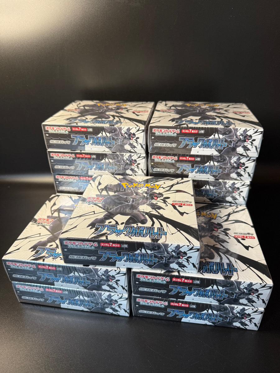 【SV11B】Black Bolt Booster TCG BOX & CASE〔Factory Sealed〕