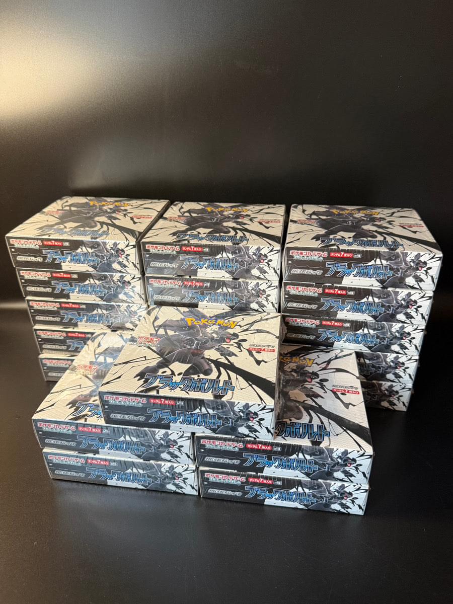 【SV11B】Black Bolt Booster TCG BOX & CASE〔Factory Sealed〕