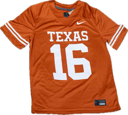 Arch Manning Autographed University of Texas Orange Nike Replica Jersey