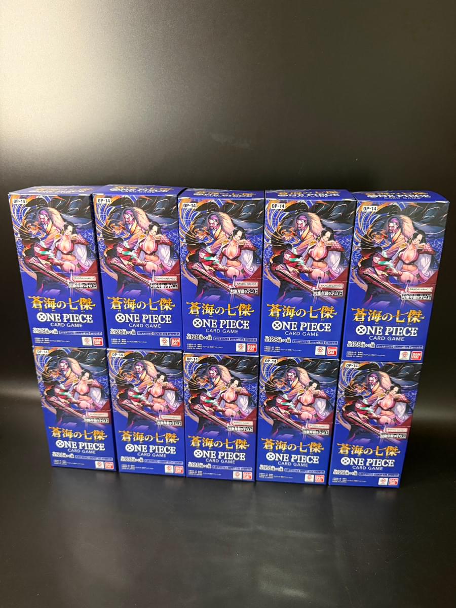 【OP-14】The Azure Sea’s Seven Booster TCG BOX & CASE〔Factory Sealed〕