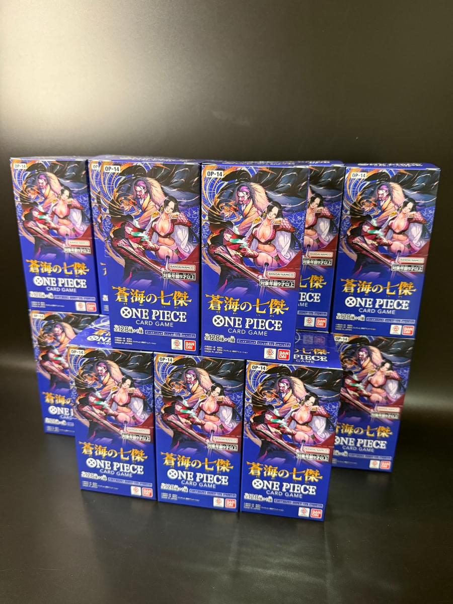 【OP-14】The Azure Sea’s Seven Booster TCG BOX & CASE〔Factory Sealed〕