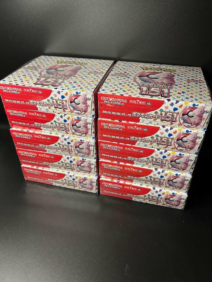 【SV2a】151 Booster TCG BOX & CASE〔Factory Sealed〕