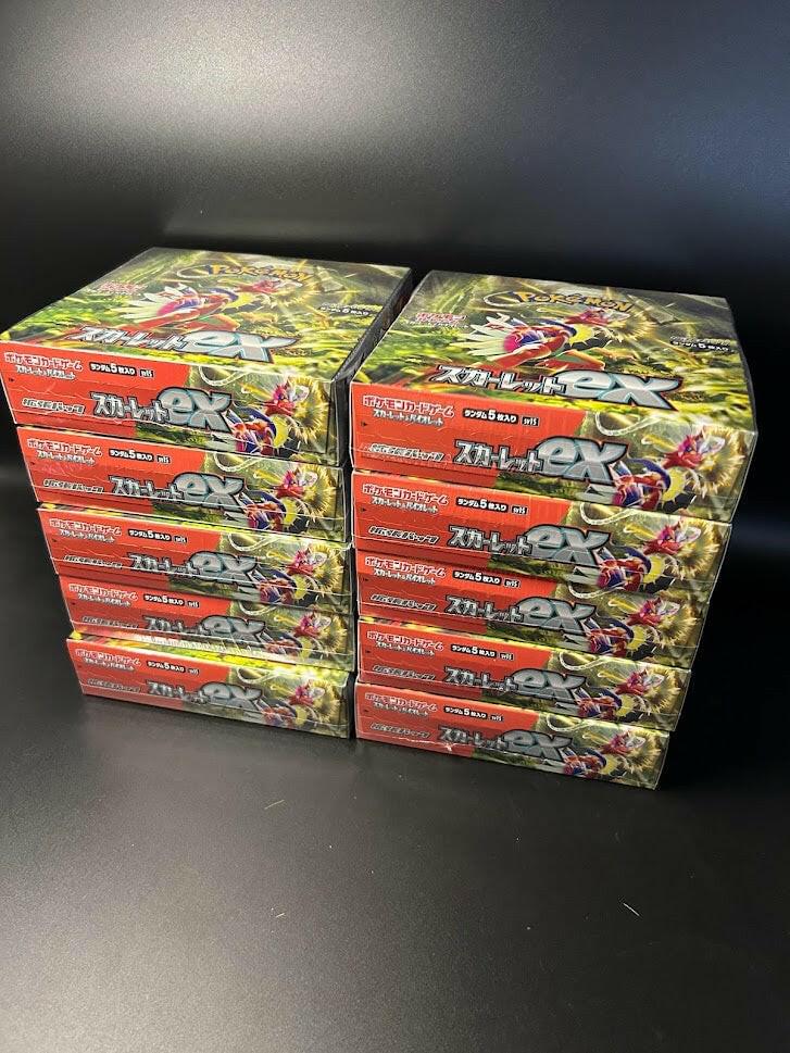 【SV1S】Scarlet ex Booster TCG BOX & CASE〔Factory Sealed〕