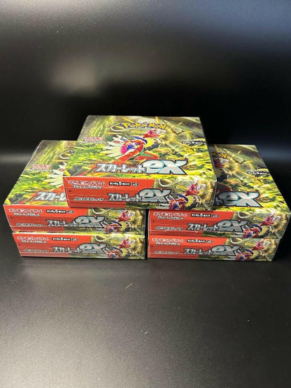 【SV1S】Scarlet ex Booster TCG BOX & CASE〔Factory Sealed〕