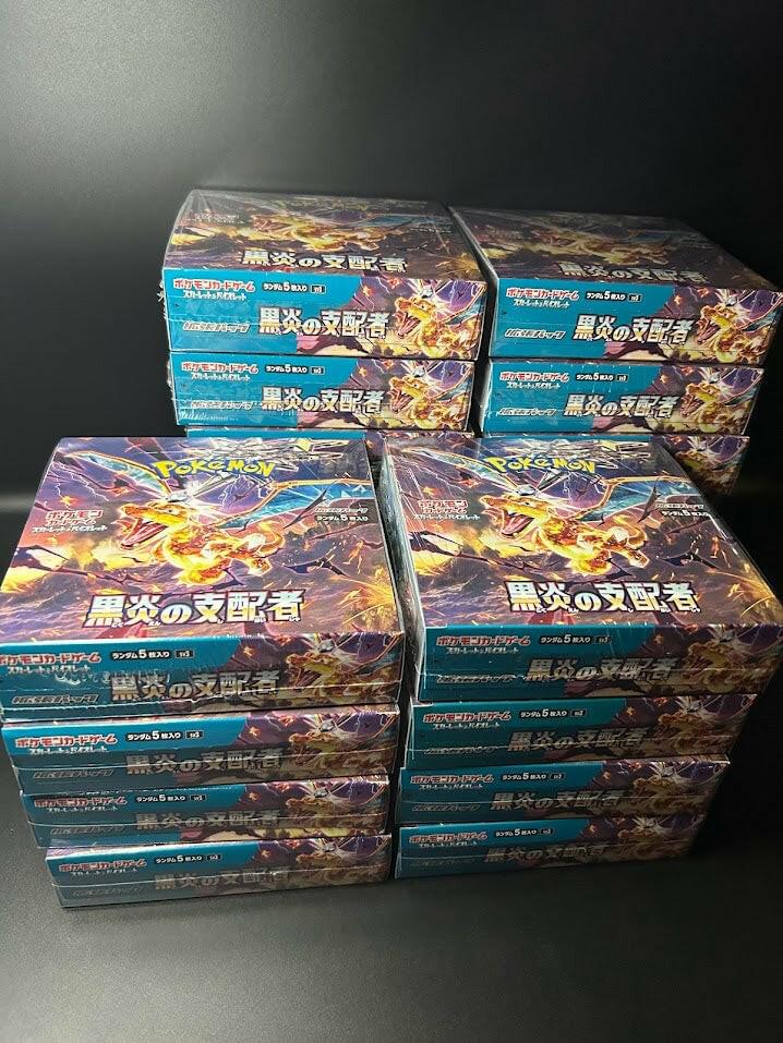 【SV3】Ruler of the Black Flame Booster TCG BOX & CASE 〔Factory sealed〕