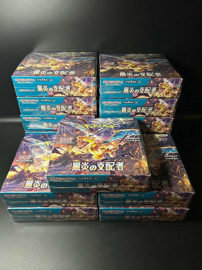 【SV3】Ruler of the Black Flame Booster TCG BOX & CASE 〔Factory sealed〕