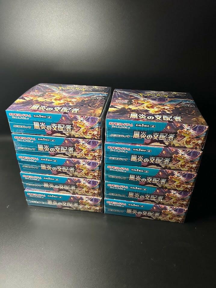 【SV3】Ruler of the Black Flame Booster TCG BOX & CASE 〔Factory sealed〕
