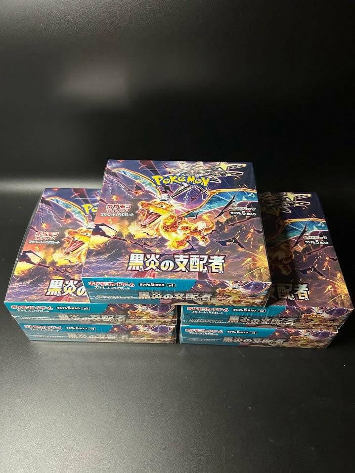 【SV3】Ruler of the Black Flame Booster TCG BOX & CASE 〔Factory sealed〕