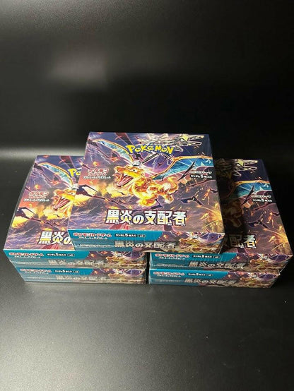 【SV3】Ruler of the Black Flame Booster TCG BOX & CASE 〔Factory sealed〕