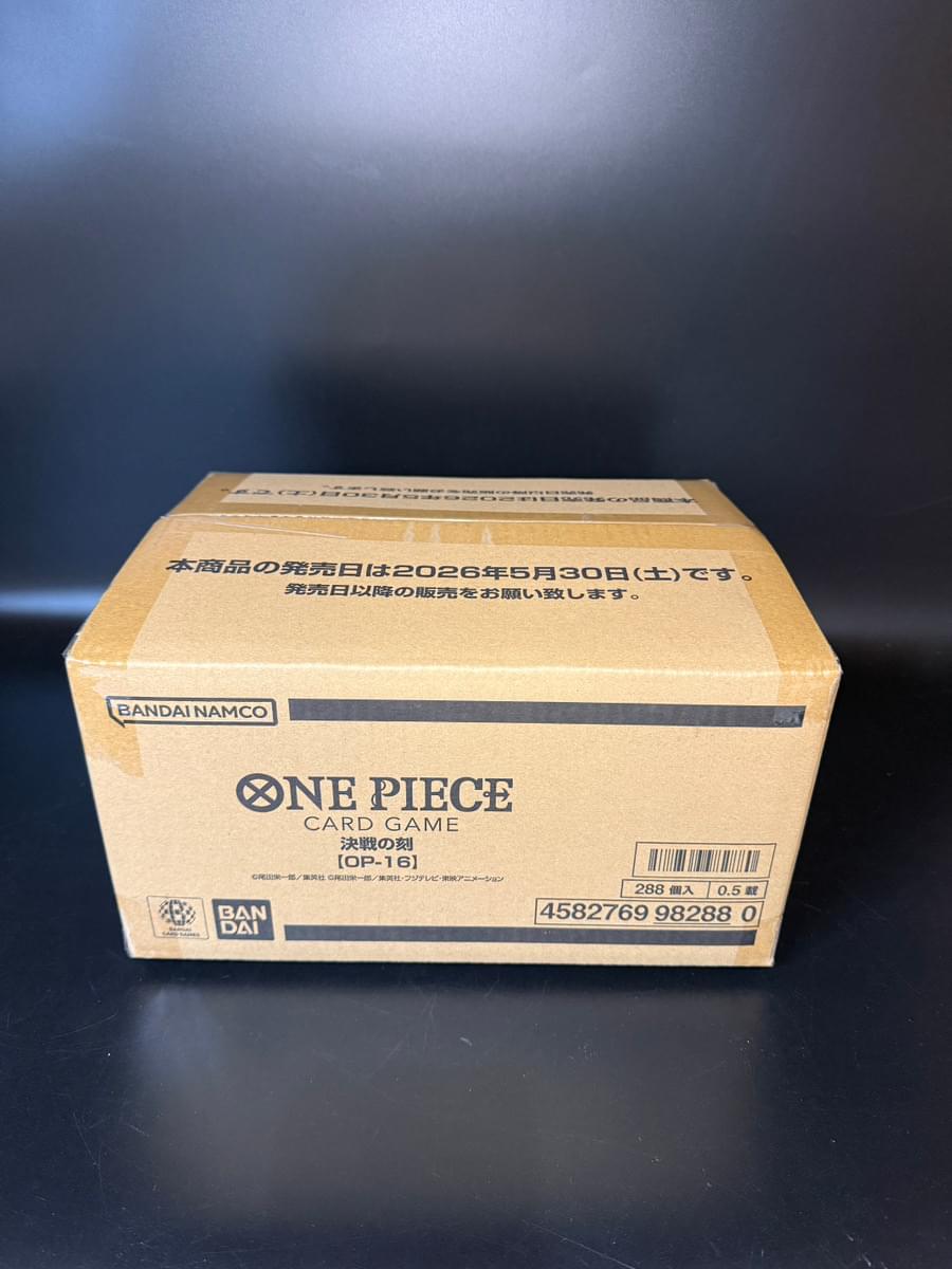 【OP-16】The Time Of Battle TCG BOX & CASE〔Factory Sealed〕