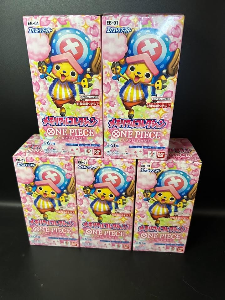 【EB-01】Memorial Collection Extra Booster TCG BOX & CASE〔Factory Sealed〕