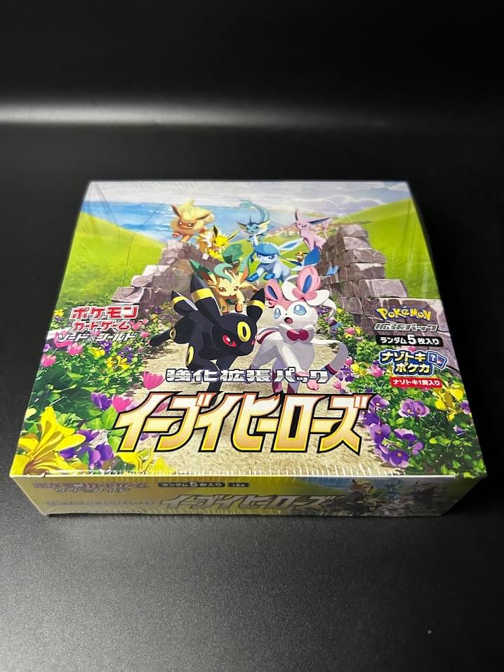 【S6a】Eevee Heroes Booster TCG BOX〔Factory Sealed〕