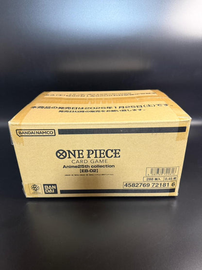 【EB-02】Anime 25th collection Booster TCG BOX & CASE〔Factory Sealed〕