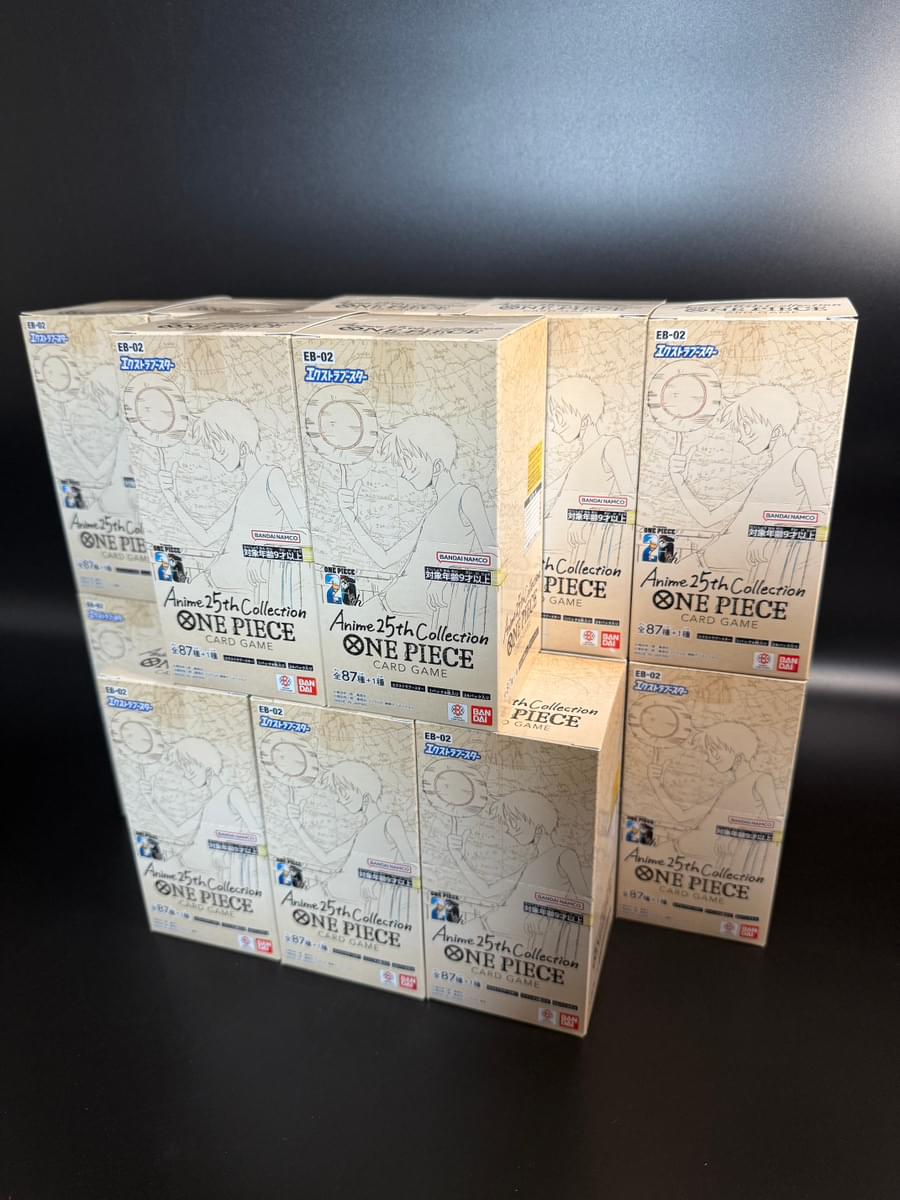 【EB-02】Anime 25th collection Booster TCG BOX & CASE〔Factory Sealed〕