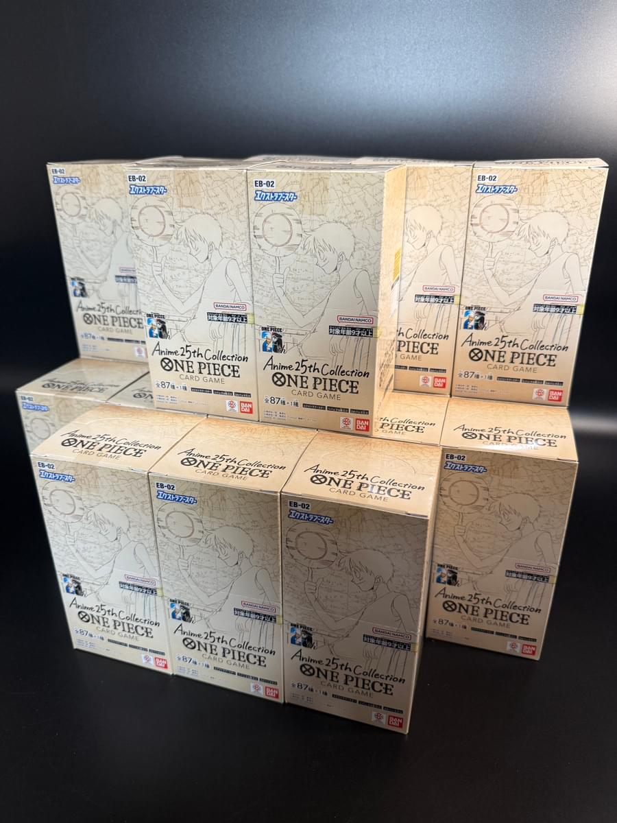 【EB-02】Anime 25th collection Booster TCG BOX & CASE〔Factory Sealed〕