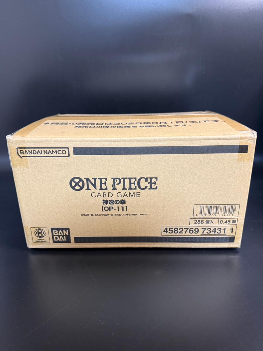 【OP-11】A Fist of Divine Speed Booster TCG BOX & CASE〔Factory Sealed〕