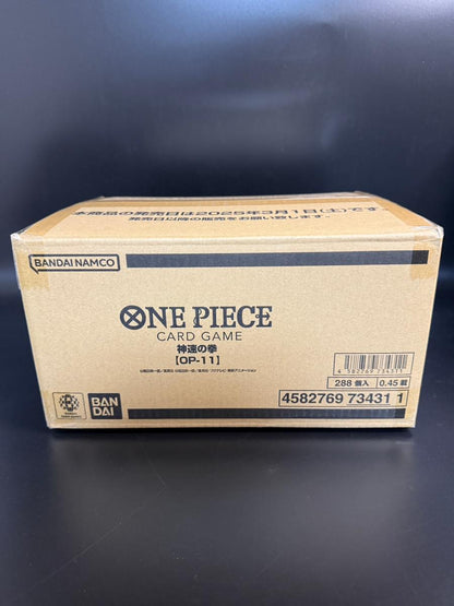 【OP-11】A Fist of Divine Speed Booster TCG BOX & CASE〔Factory Sealed〕