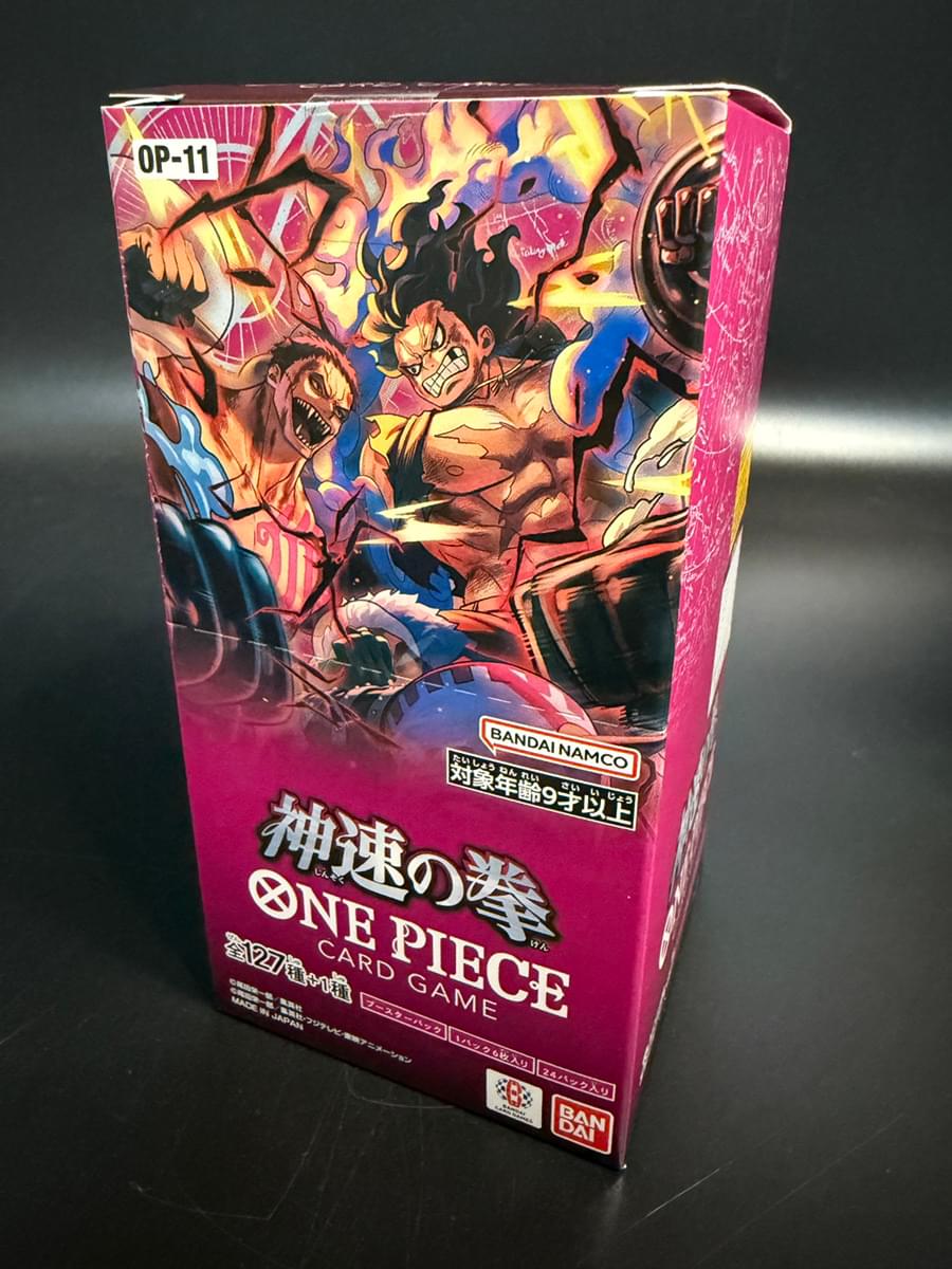【OP-11】A Fist of Divine Speed Booster TCG BOX & CASE〔Factory Sealed〕