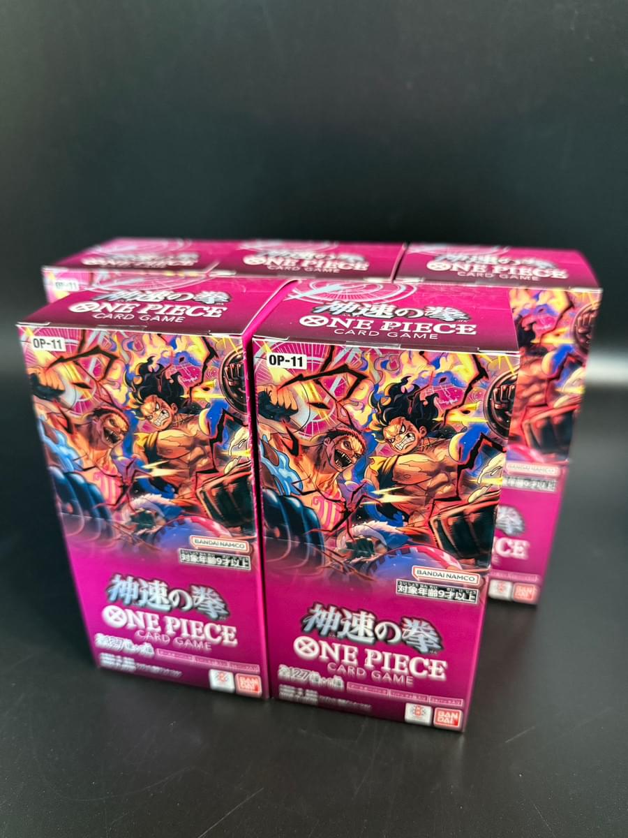 【OP-11】A Fist of Divine Speed Booster TCG BOX & CASE〔Factory Sealed〕