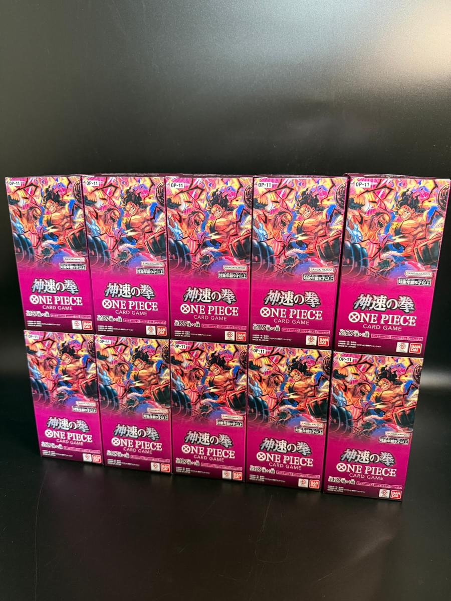【OP-11】A Fist of Divine Speed Booster TCG BOX & CASE〔Factory Sealed〕