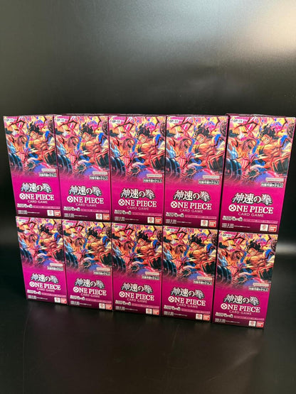 【OP-11】A Fist of Divine Speed Booster TCG BOX & CASE〔Factory Sealed〕