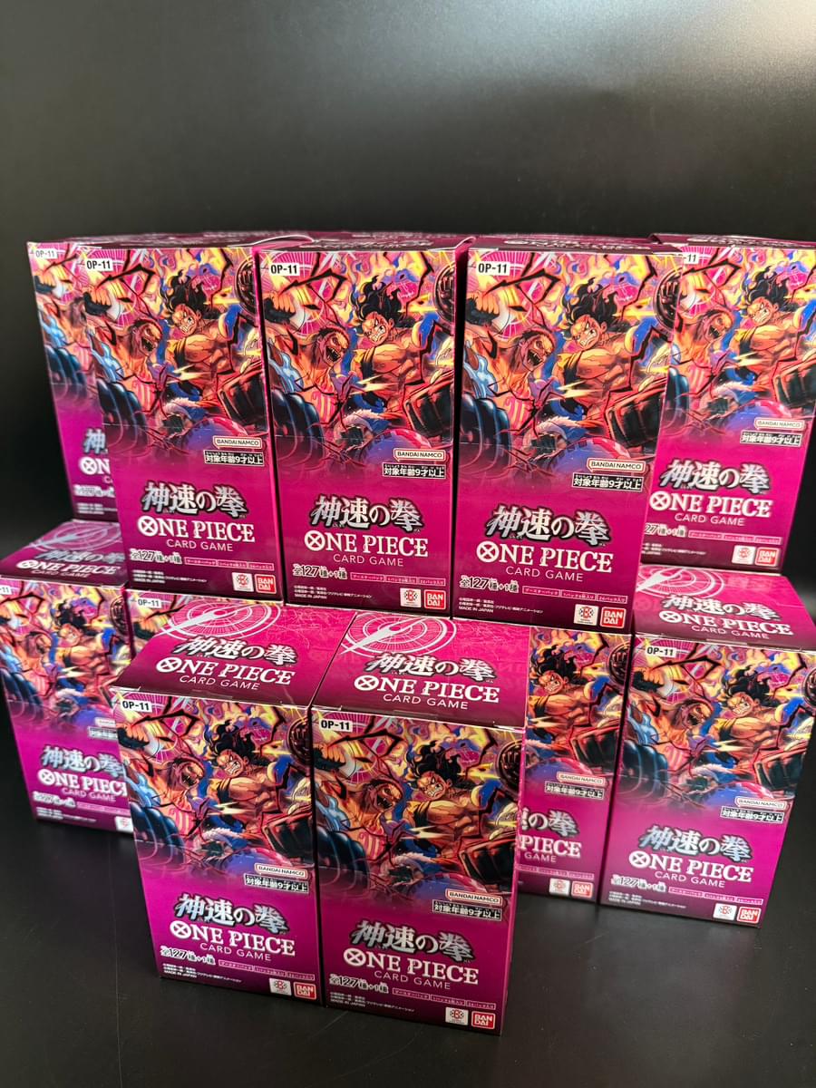 【OP-11】A Fist of Divine Speed Booster TCG BOX & CASE〔Factory Sealed〕