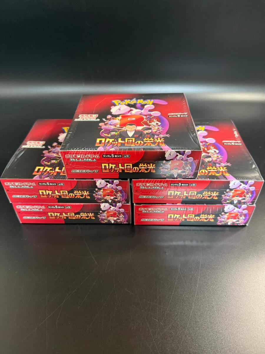 【SV10】The Glory of Team Rocket Booster TCG BOX & CASE〔Factory Sealed〕