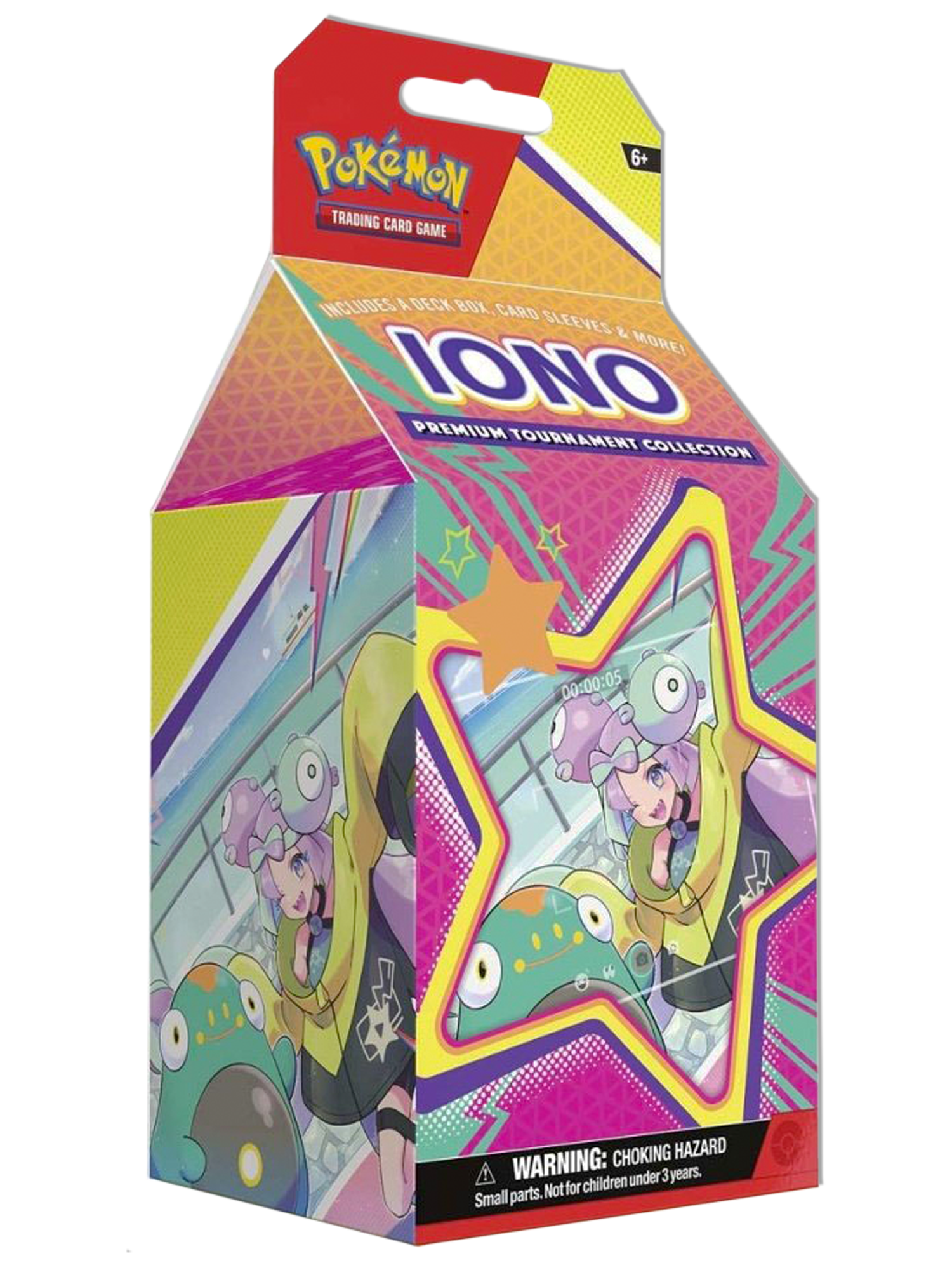 Pokemon Iono Premium Tournament Collection Display Case