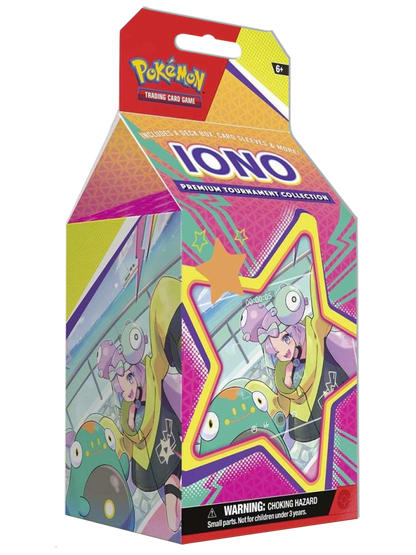 Pokemon Iono Premium Tournament Collection Display Case