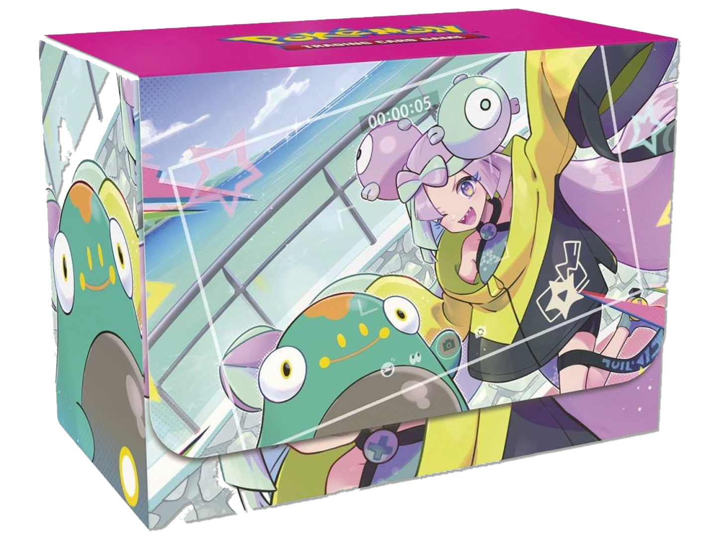 Pokemon Iono Premium Tournament Collection Display Case