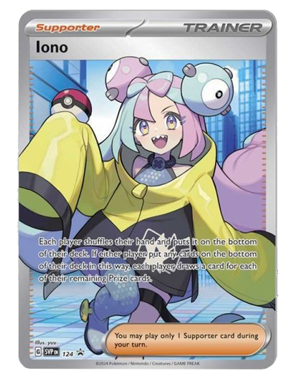 Pokemon Iono Premium Tournament Collection Display Case