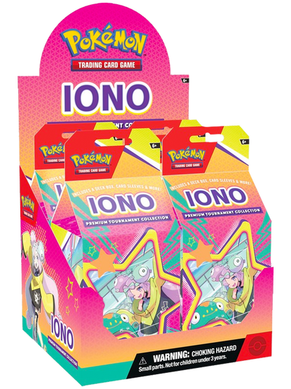 Pokemon Iono Premium Tournament Collection Display Case