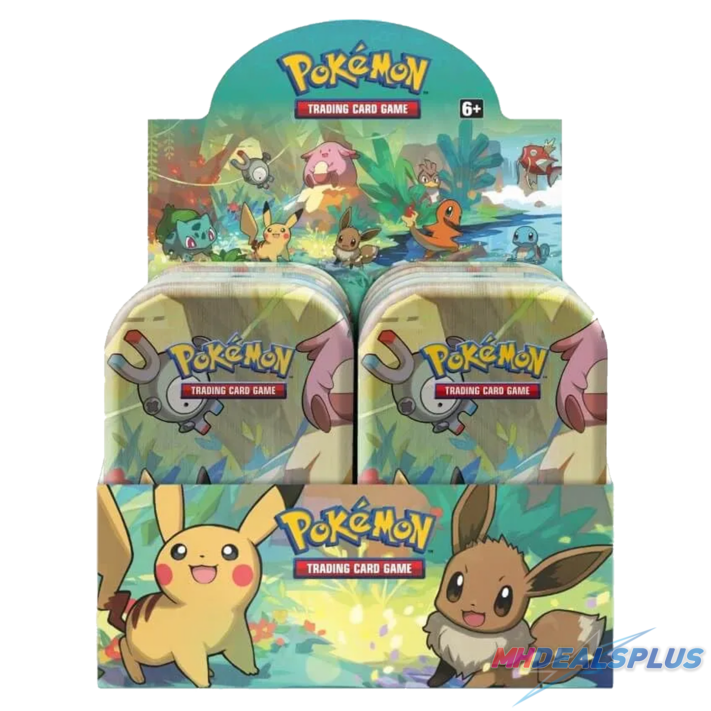 Pokemon Kanto Friends Mini Tin Display (H24) Astral Radiance + Silver Tempest (Loose Tins)