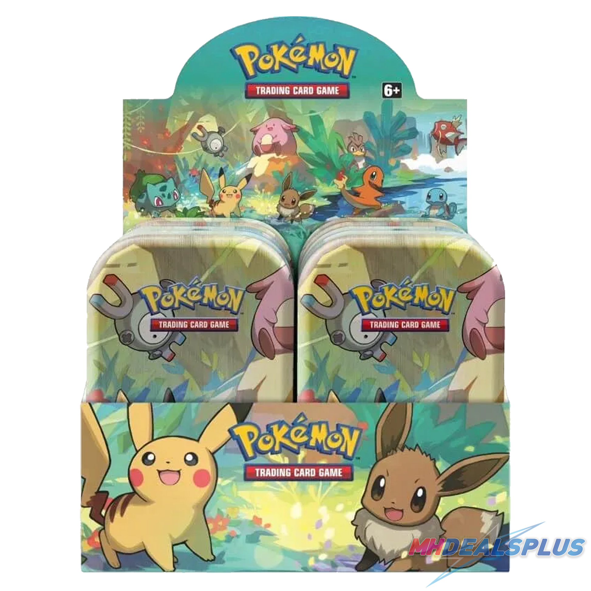Pokemon Kanto Friends Mini Tin Display (H24) Astral Radiance + Silver Tempest (Loose Tins)