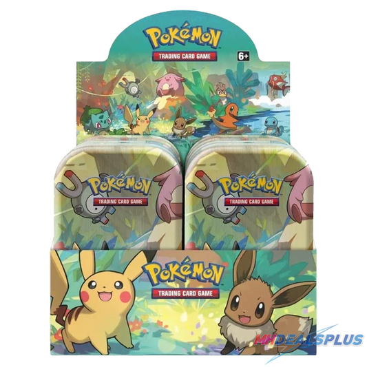 Pokemon Kanto Friends Mini Tin Display (H24) Astral Radiance + Silver Tempest (Loose Tins)