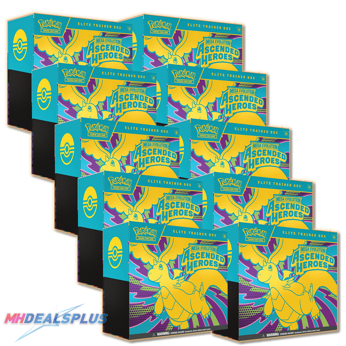 Pokemon Ascended Heroes Elite Trainer Box Sealed Case